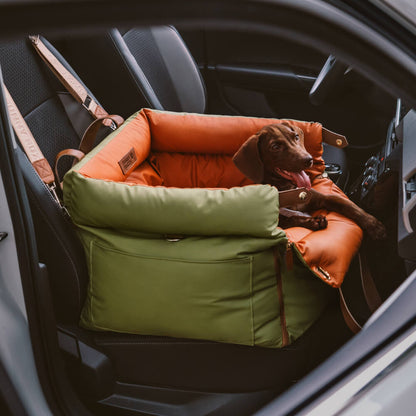 Auto Hondenmand Reistas Veilig & Comfortabel Zwart Grijs Oranje Beige Hondenmand Auto voor Kleine tot Middelgrote Honden