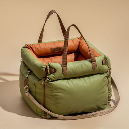 Auto Hondenmand Reistas Veilig & Comfortabel Zwart Grijs Oranje Beige Hondenmand Auto voor Kleine tot Middelgrote Honden