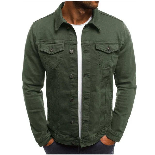 Heren Denim Jacket Comfortabel en Stijlvol - StudioMarella