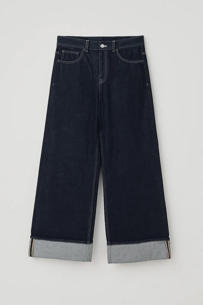 Jeans Set met Getailleerd Jack en Wijde Broek