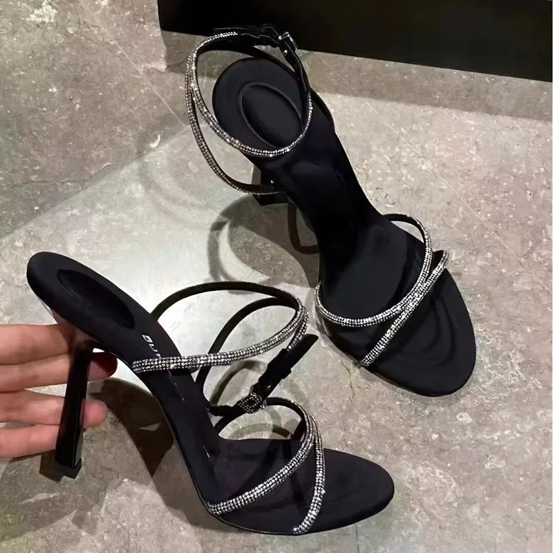 Vrouwelijke Sandalen met Hoge Hak Glamour Design