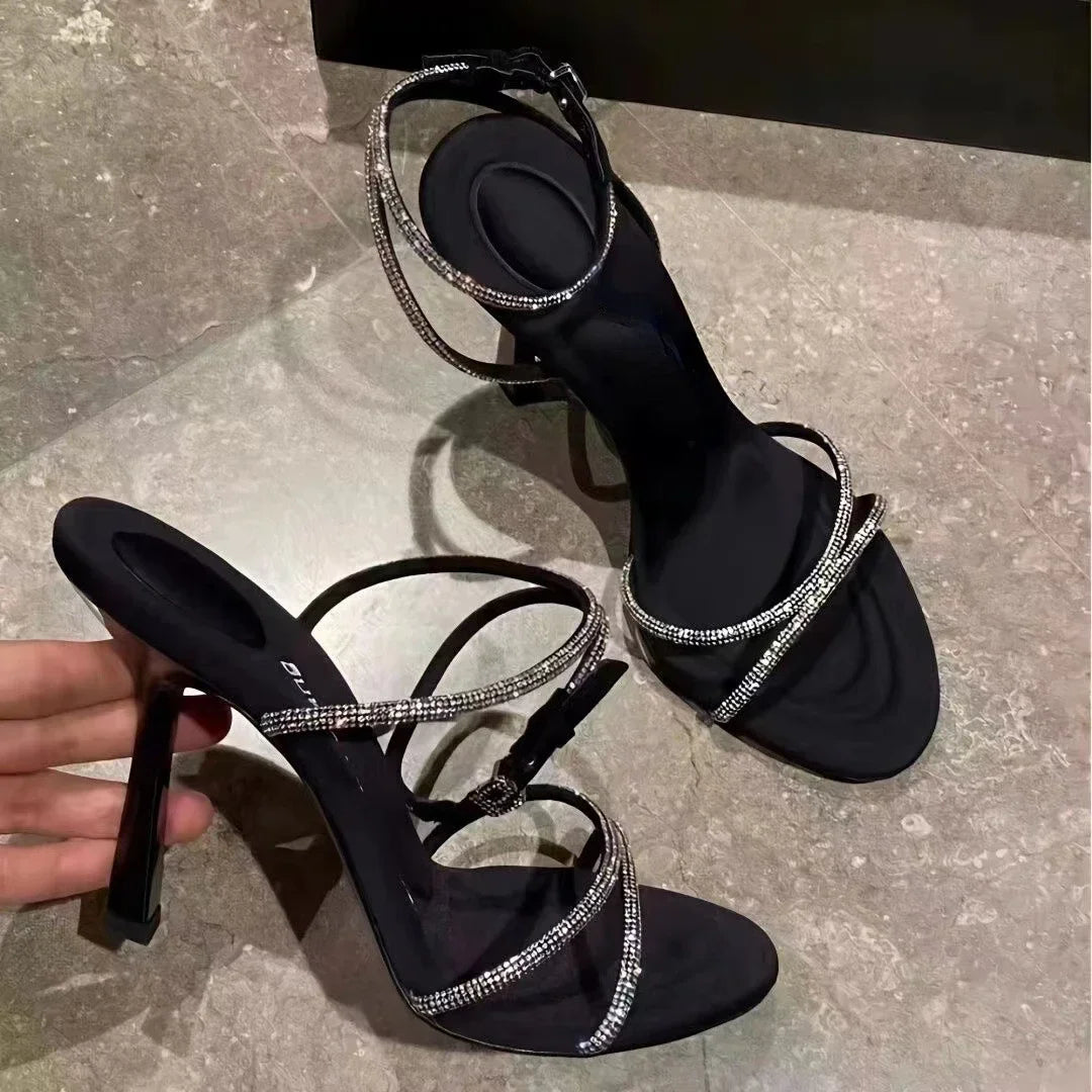 Vrouwelijke Sandalen met Hoge Hak Glamour Design