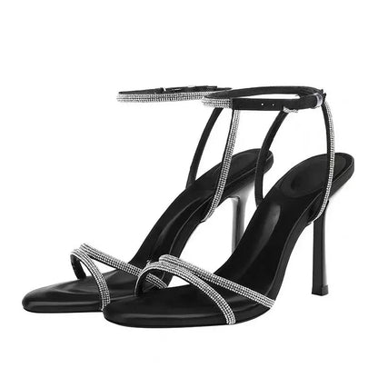 Vrouwelijke Sandalen met Hoge Hak Glamour Design