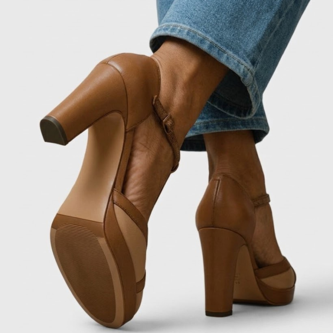 Dames Orthopedische Hak Schoen Elegant