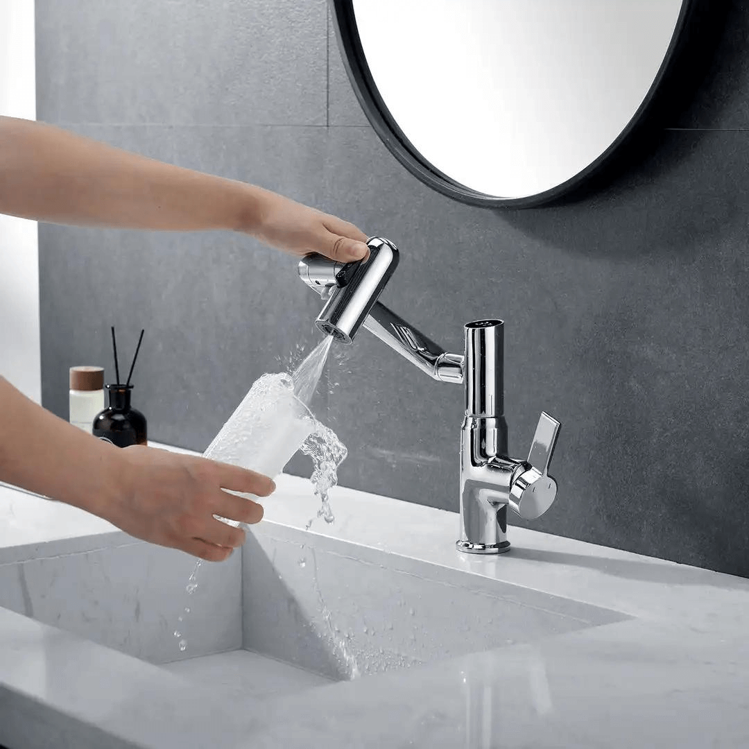 Digitale Kraan met Temperatuurweergave – Draaibaar Ontwerp met Meerdere Sproeimodi voor Keuken en Badkamer