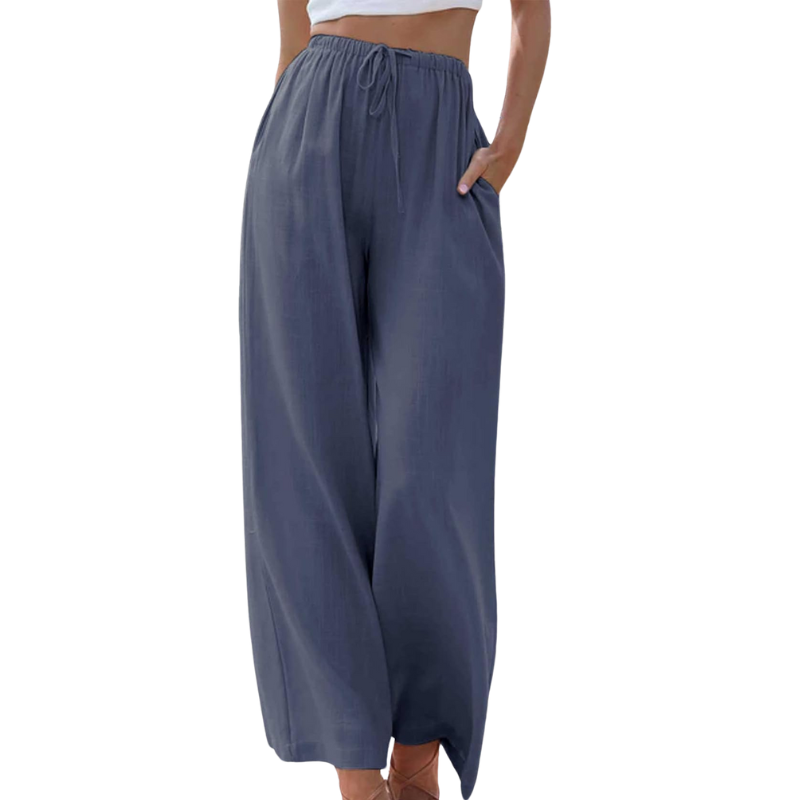 Linnen Broek Elegante Katoen Zomerkleding voor Dames