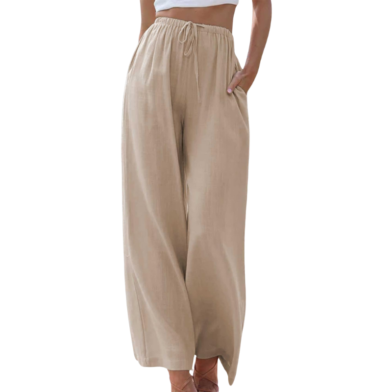 Linnen Broek Elegante Katoen Zomerkleding voor Dames