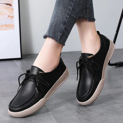 Damesloafers van Echt Leder Comfortabel en Opvouwbaar