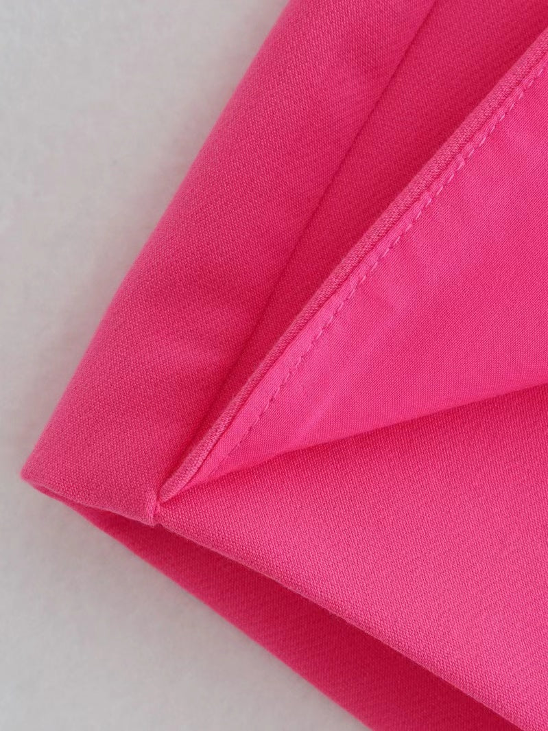 Korte Skort Broek met Rok Effect voor Vrouw