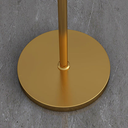 Moderne Staande Lamp met Gouden Arm 88cm | Metalen Design Vloerlamp met Verstelbare Kop | Industriële Staande Leeslamp Woonkamer Slaapkamer