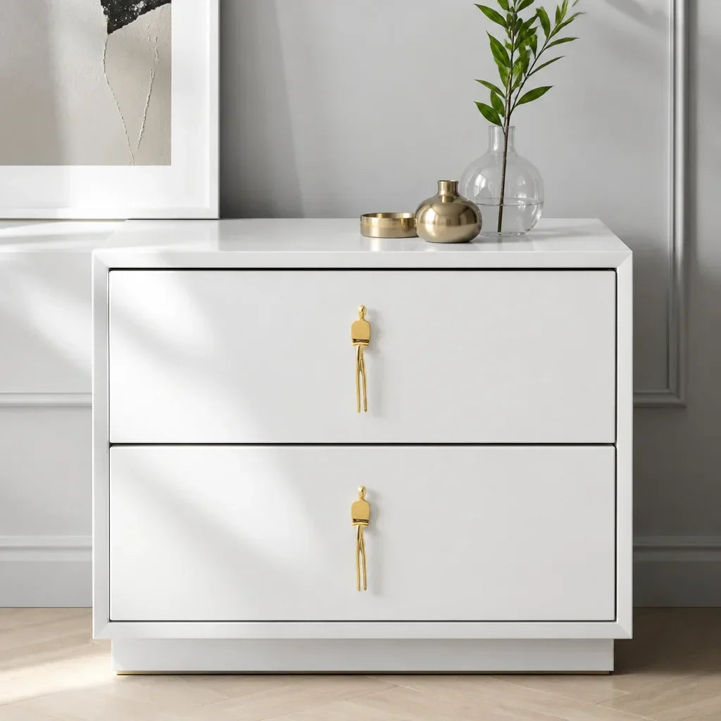 Diana Post-Impressionism Retro Art Thinker Brass Cabinet Handle