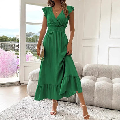 Diana | Romantische, Elegante Lange Jurk Dames - Perfecte Maxi Jurk voor Zomeravonden 3