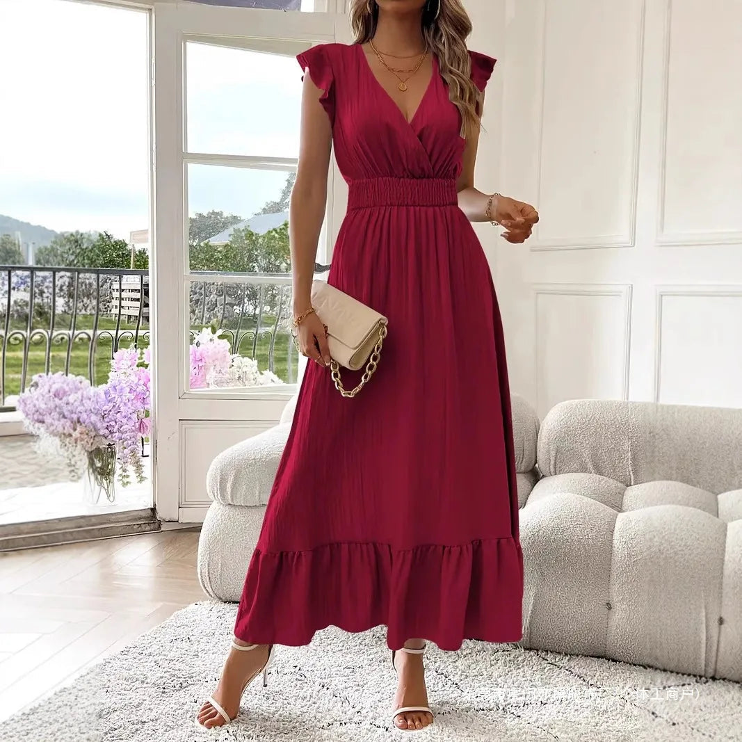 Diana | Romantische, Elegante Lange Jurk Dames - Perfecte Maxi Jurk voor Zomeravonden 6