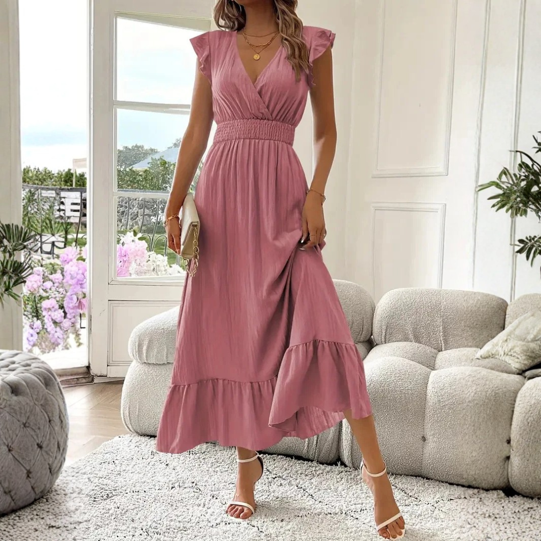 Diana | Romantische, Elegante Lange Jurk Dames - Perfecte Maxi Jurk voor Zomeravonden 9