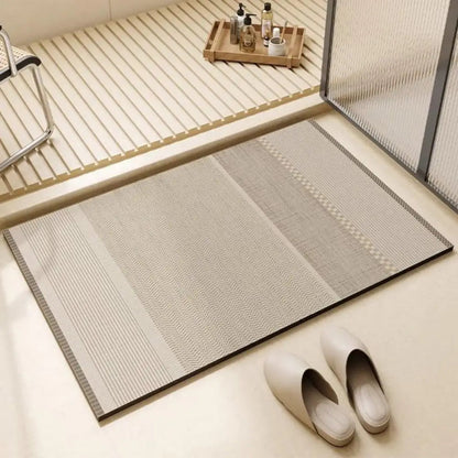 Diatomiet Badmat Antislip Sneldrogend Absorberend Badkamer Vloermat 30x40cm