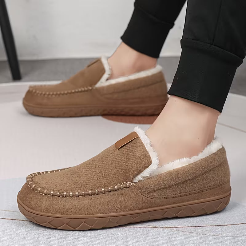 Dikke slippers met zachte zool