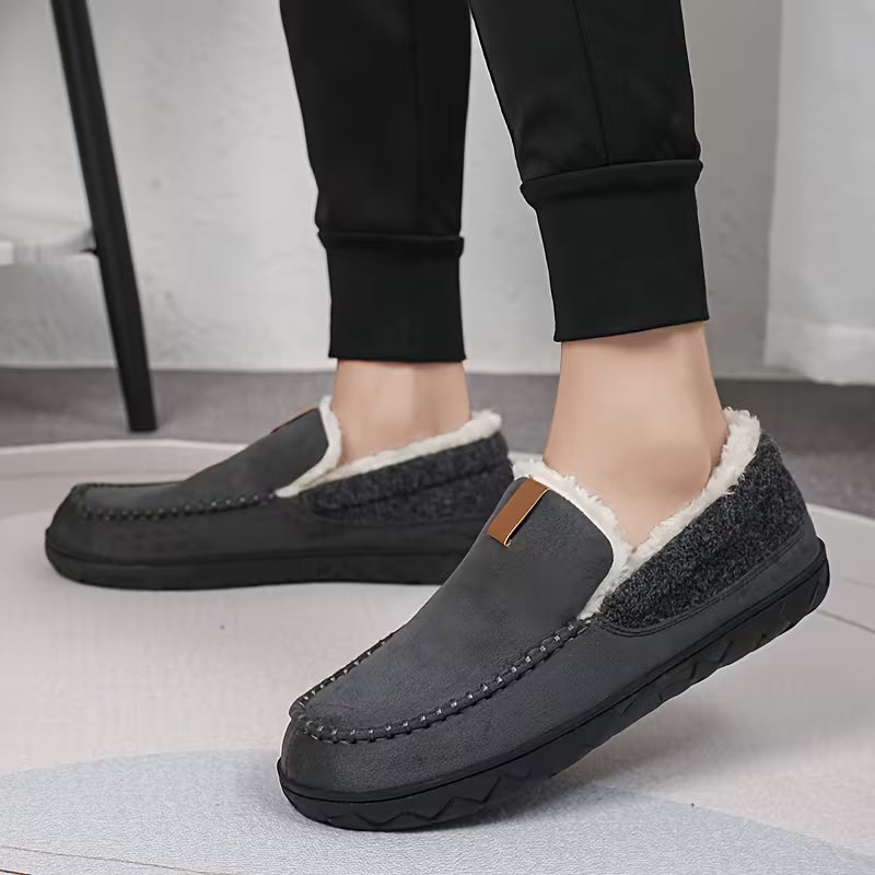 Dikke slippers met zachte zool