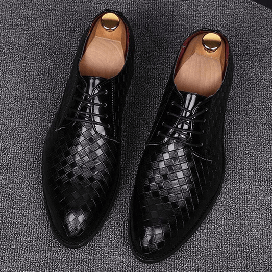 Heren Veterschoenen Elegant Comfortabel Leer - StudioMarella
