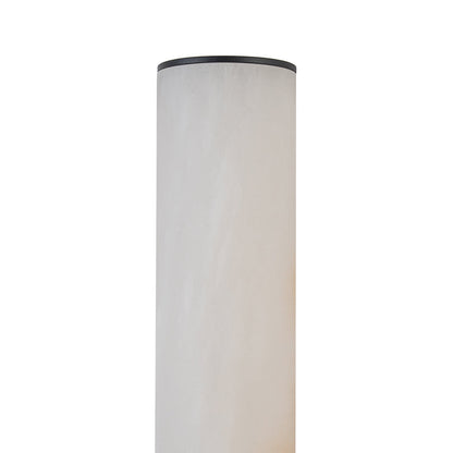 Lineaire LED Wandlamp met Albast – Moderne Badkamerverlichting in Messing of Zwart – 60cm Dimbaar 3000K