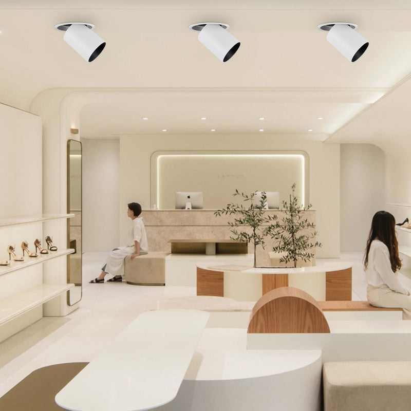 LED Inbouwspot Aluminium 85-265V Geïntegreerd Dimbaar voor Woonkamer Keuken Kantoor Retail