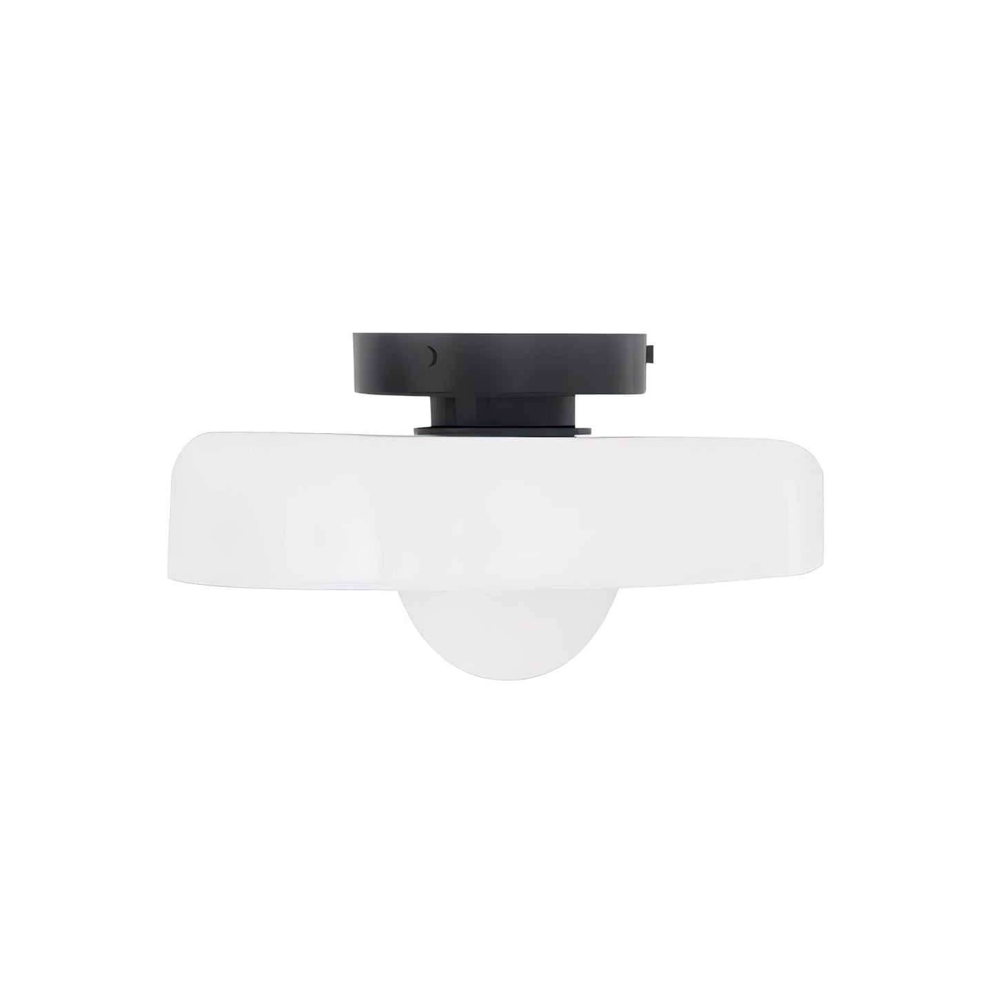 Disc Orb Plafondlamp – Moderne Glazen Lampenkap Rond Scandinavisch Design Messing Basis 3 Lichtpunten Warm Licht Woonkamer Slaapkamer Eetkamer