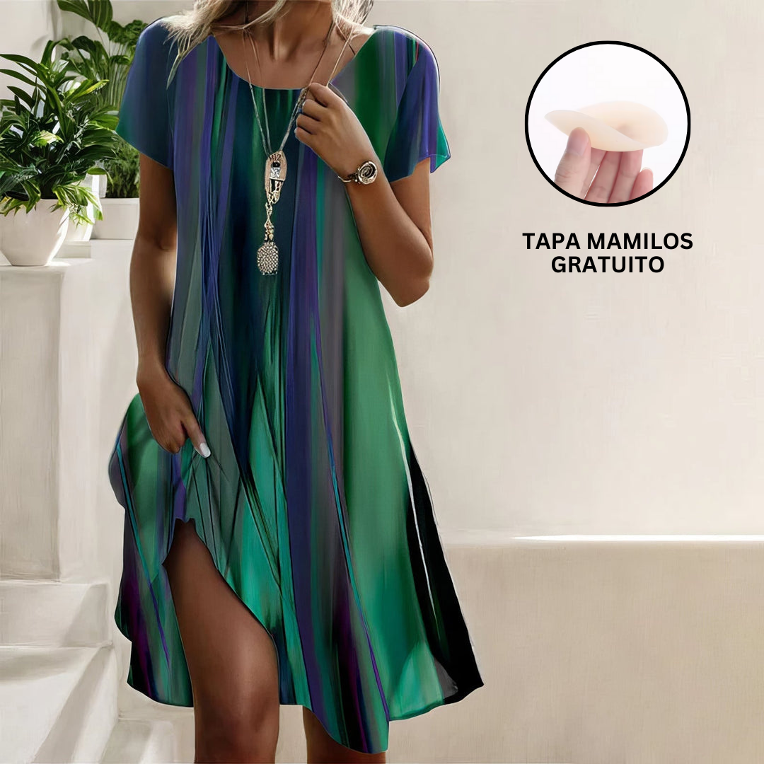 Boho Jurk Dames Degradé Lange Vrouwelijke Jurk - StudioMarella