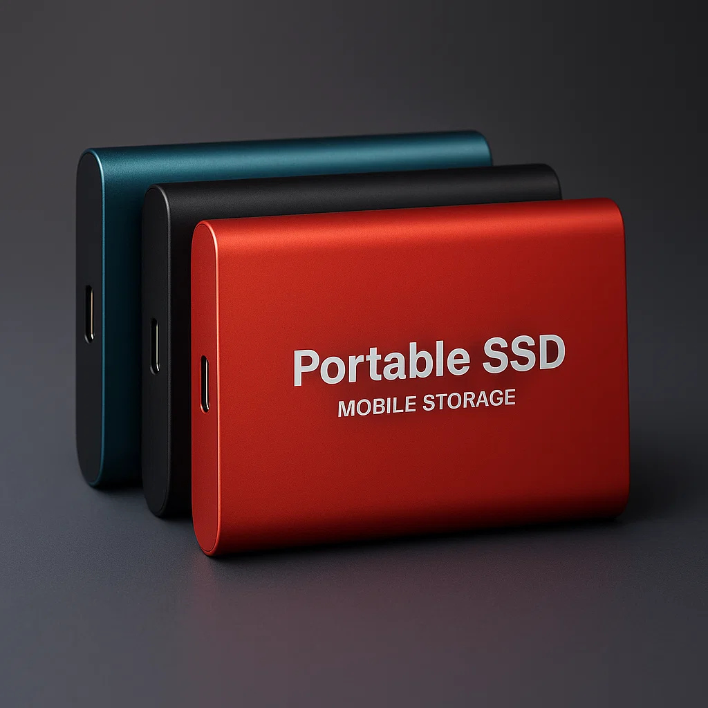 Externe SSD Harde Schijf 500 GB tot 32 TB USB 3.0 Draagbare Opslag Zwart Rood Blauw