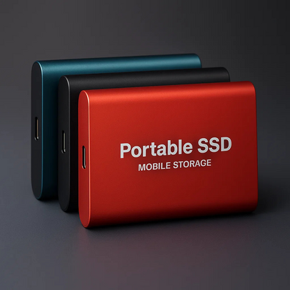 Externe SSD Harde Schijf 500 GB tot 32 TB USB 3.0 Draagbare Opslag Zwart Rood Blauw