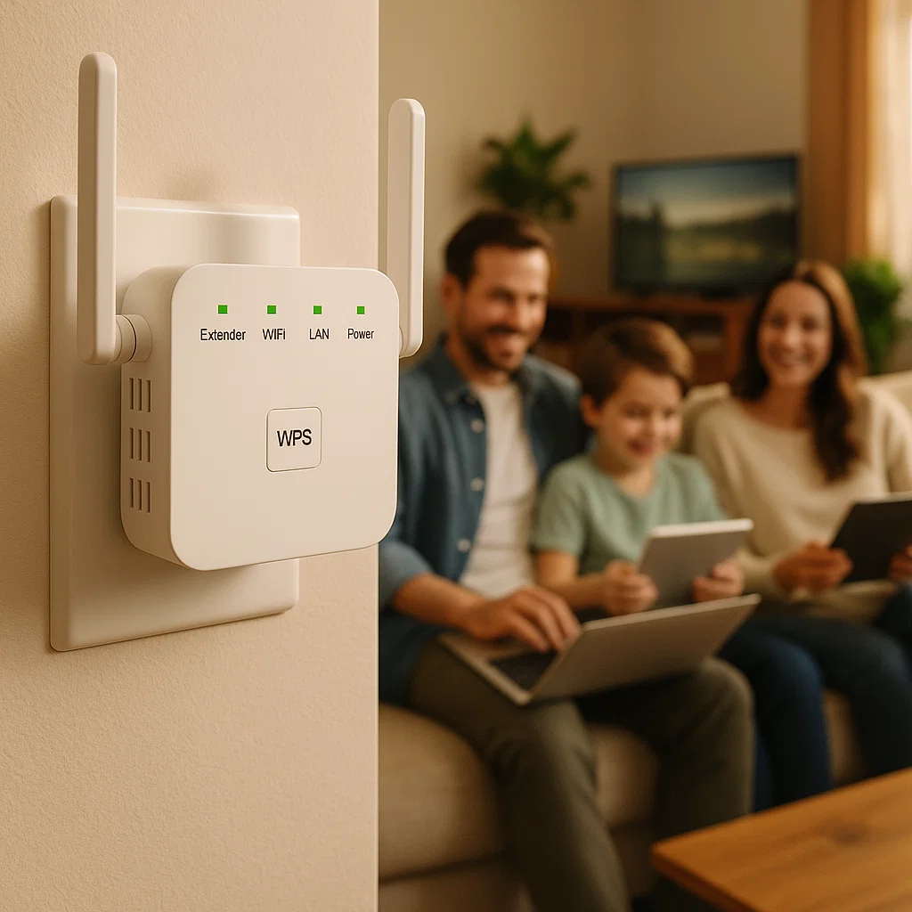 Dual-Band WiFi Signaalversterker voor Volledig Bereik in Huis