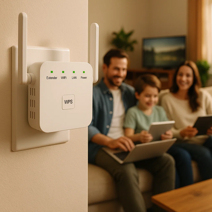 Wifi Versterker 5G Dual Band 300Mbps Tot 1000ft WPS