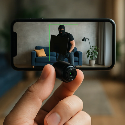 Mini Draadloze Beveiligingscamera met Audio 1080P Nachtzicht WiFi Bewakingscamera Indoor voor Thuisbeveiliging Bewegingsdetectie Mobiele App