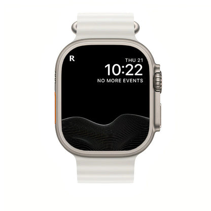 Elastische Horlogeband voor Smartwatch 40-49mm Siliconen Stretch Bandje Geel Blauw Wit Oranje Geschikt voor Sport Duiken Dagelijks Gebruik Comfortabele Pasvorm Ook Over Wetsuit