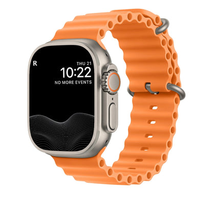Elastische Horlogeband voor Smartwatch 40-49mm Siliconen Stretch Bandje Geel Blauw Wit Oranje Geschikt voor Sport Duiken Dagelijks Gebruik Comfortabele Pasvorm Ook Over Wetsuit