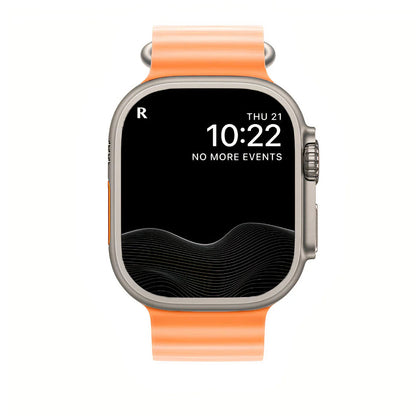 Elastische Horlogeband voor Smartwatch 40-49mm Siliconen Stretch Bandje Geel Blauw Wit Oranje Geschikt voor Sport Duiken Dagelijks Gebruik Comfortabele Pasvorm Ook Over Wetsuit