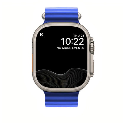Elastische Horlogeband voor Smartwatch 40-49mm Siliconen Stretch Bandje Geel Blauw Wit Oranje Geschikt voor Sport Duiken Dagelijks Gebruik Comfortabele Pasvorm Ook Over Wetsuit
