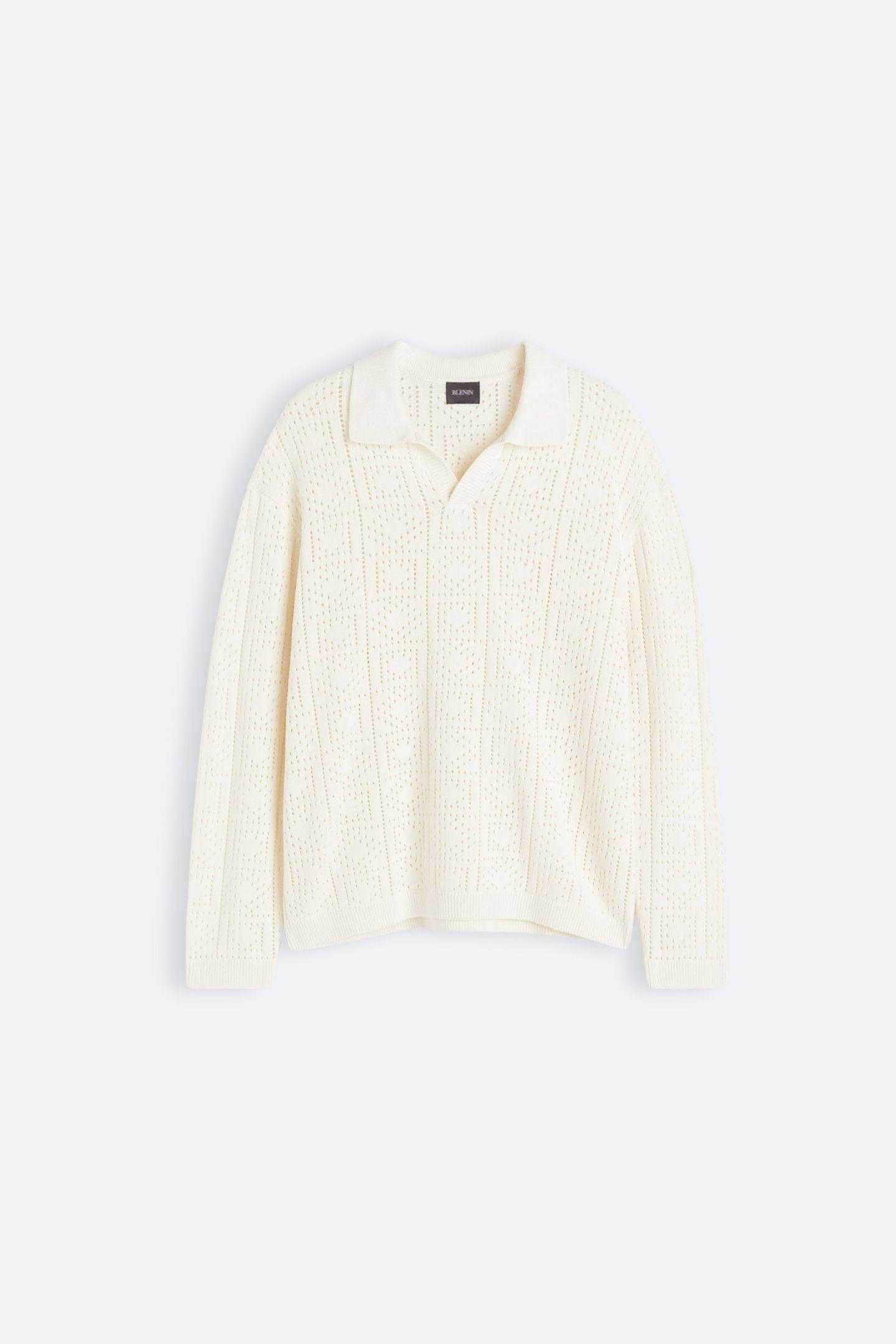Haaktrui met Polokraag Elegante Breipullover - StudioMarella