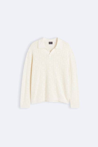 Haaktrui met Polokraag Elegante Breipullover - StudioMarella