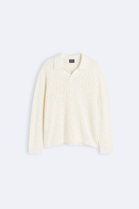 Haaktrui met Polokraag Elegante Breipullover - StudioMarella