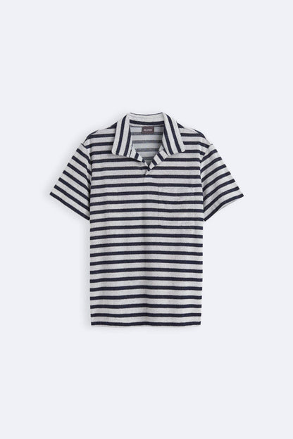 Polo Shirt Mannen Gestreept Maritiem Design - StudioMarella