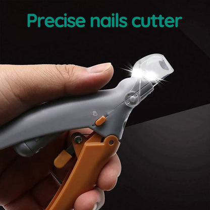 Nagelknipper voor Honden met Geïntegreerde Sensorbeveiliging | Premium RVS Nageltrimmer met Ergonomisch Handvat | Pijnloos Klauwverzorging voor Grote en Kleine Honden | Veilige Nagelschaar Huisdieren