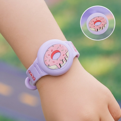 Siliconen Kinderarmband met Tracker-houder | Verstelbaar Sportarmband Speelse Designs
