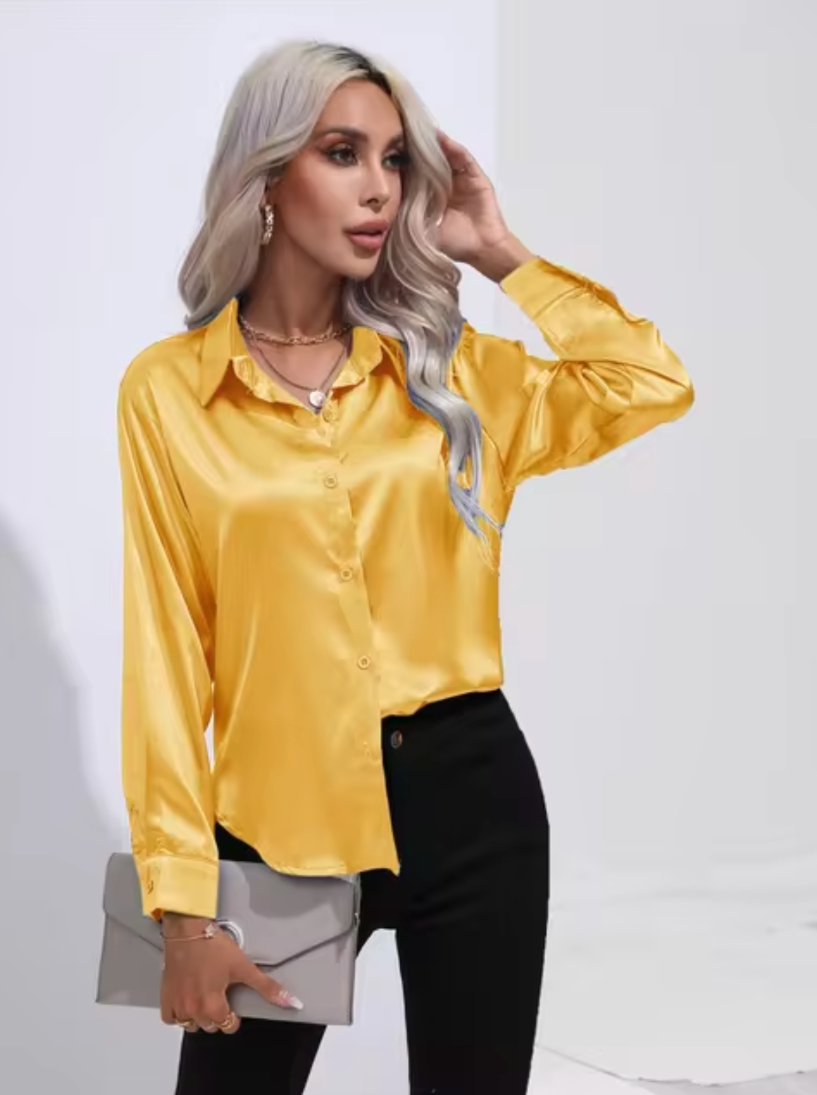 Elegante Blouse van Zijde met Charme