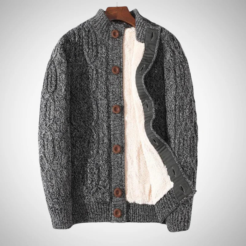 Vest met Kabelpatroon Comfortabel en Tijdloos
