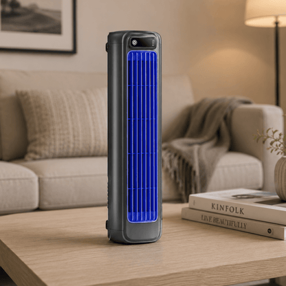 Draadloze Ventilator met Roterende Luchtcirculatie Compact Design voor Slaapkamer & Kantoor