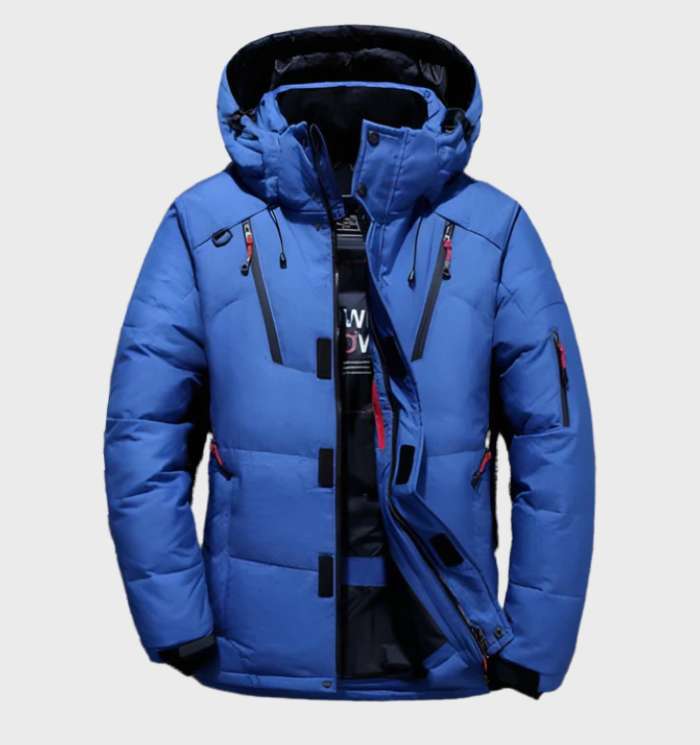 Heren Winterjas Warm Waterdicht Gewatteerd Parka