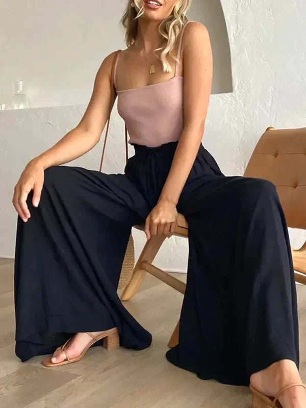 Dames Zomerbroek Wijde Comfortabele Broek voor Vrouw
