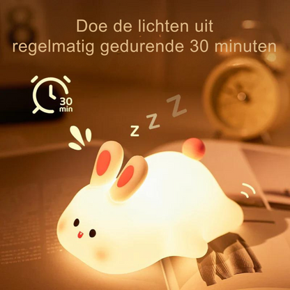 Nachtlampje Dieren LED Nachtverlichting Zacht Siliconen USB Oplaadbaar Timer Sfeerverlichting Kinderkamer