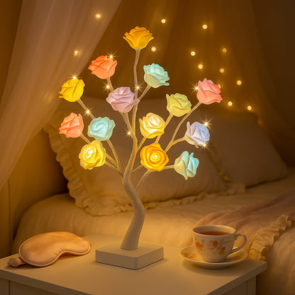 Decoratieve Verlichte Bloemenboom Warmwit LED voor Sfeervolle Woonkamerinrichting