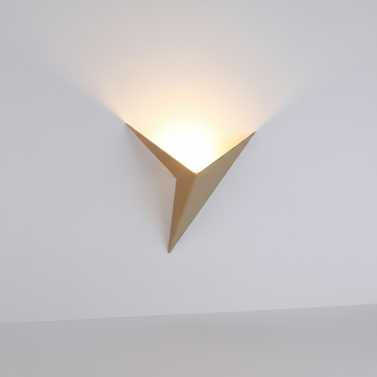 Wandlamp Driehoek LED IJzer Zwart Wit Goud Warm Koud Wit Woonkamer Slaapkamer Minimalistisch Wandlicht Scandinavisch