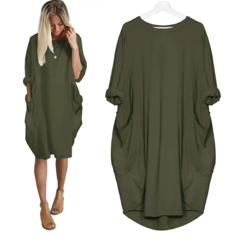 Zomerjurk Oversized met Zakken Luchtig en Comfy